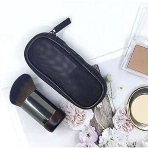 ✨ Foundation Makeup Brush Set – Flat Top Brush + Palette + Spatula + Storage